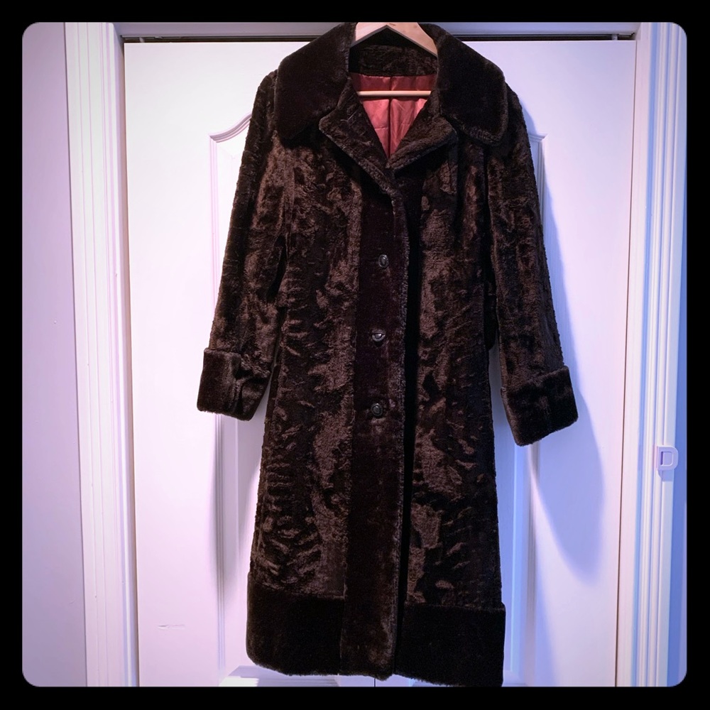 Vintage FAUX fur coat